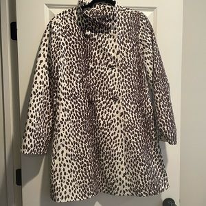 Leopard Banana Republic Trench Coat